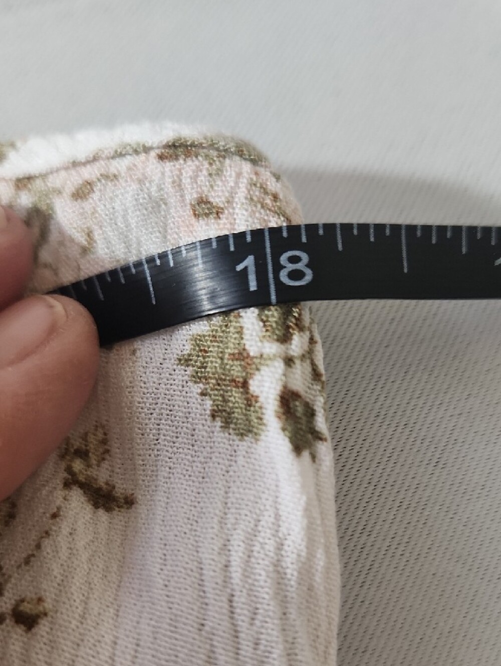 Frye Cream Maxi Dress with Pink & Olive Floral - Picture 3 of 9